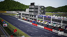 画像ギャラリー No.005のサムネイル画像 / 「SEGA World Drivers Championship」のVer.2.2が本日より稼働。SUPER GTで使用されている「岡山国際サーキット」が実装