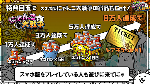 画像ギャラリー No.007のサムネイル画像 / 「みんなで にゃんこ大戦争」のクローズドβテストがYahoo! Mobageで本日17:00に開始