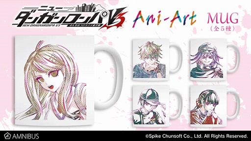 画像ギャラリー No.002のサムネイル画像 / 「ニューダンガンロンパV3」のAni-Art TシャツとマグカップがAMNIBUSで受注開始