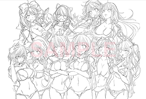 画像ギャラリー No.008のサムネイル画像 / 「閃乱カグラ Burst Re:Newal」「シノビリフレ」「PEACH BALL 閃乱カグラ」の公式サイトがティザーオープン。“Re:Newal”は予約受付が開始