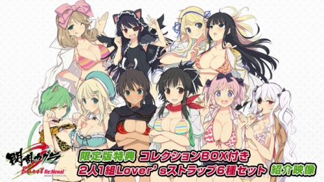 画像ギャラリー No.003のサムネイル画像 / 「閃乱カグラ Burst Re:Newal」，限定版「にゅうにゅうDXパック」の特典紹介映像＆先着特典の八重樫 南氏描き下ろしイラストカードが公開