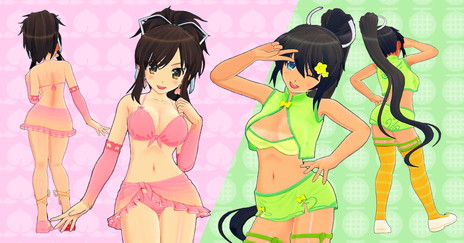 画像ギャラリー No.003のサムネイル画像 / 「閃乱カグラBurst Re:Newal」ダウンロード版の予約受付が開始。DLCがセットの「にゅうにゅうPS Storeスペシャルパック」も