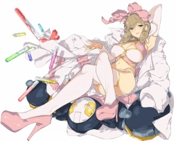 画像ギャラリー No.005のサムネイル画像 / 「閃乱カグラBurst Re:Newal」秘立蛇女子学園の描き下ろしキャラクターイラストが公開に。大道寺先輩と凛の「秘伝忍法・壱」紹介動画も