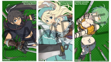 画像ギャラリー No.012のサムネイル画像 / 「閃乱カグラBurst Re:Newal」秘立蛇女子学園の描き下ろしキャラクターイラストが公開に。大道寺先輩と凛の「秘伝忍法・壱」紹介動画も