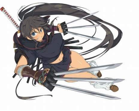 画像ギャラリー No.020のサムネイル画像 / 「閃乱カグラBurst Re:Newal」秘立蛇女子学園の描き下ろしキャラクターイラストが公開に。大道寺先輩と凛の「秘伝忍法・壱」紹介動画も