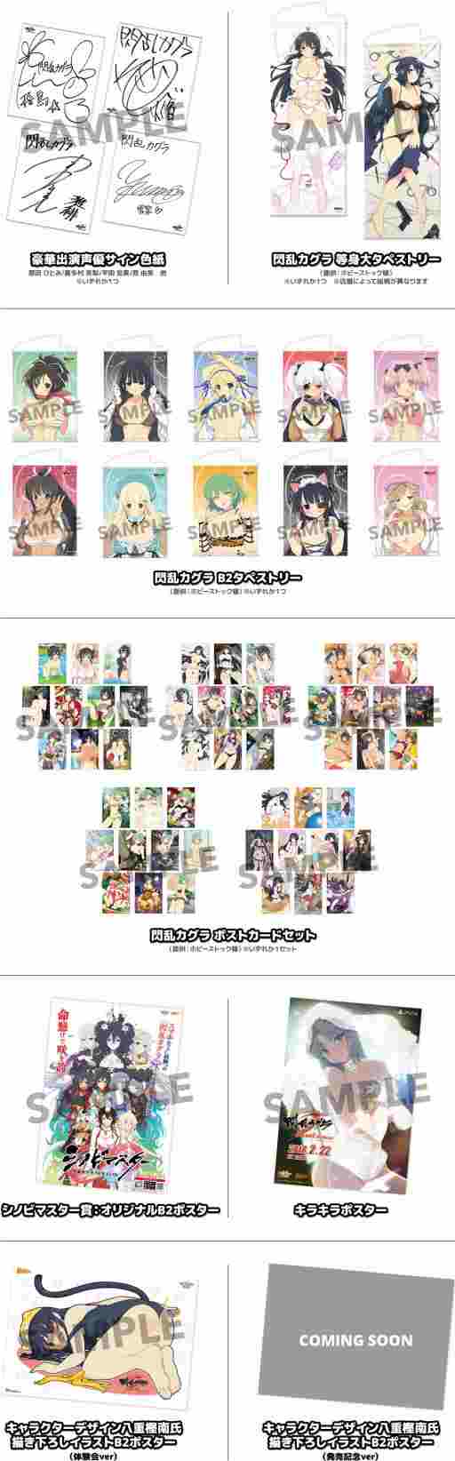 画像ギャラリー No.001のサムネイル画像 / 「閃乱カグラ Burst Re:Newal」の発売を記念した抽選会が2月22日に東京,24日に大阪で開催決定