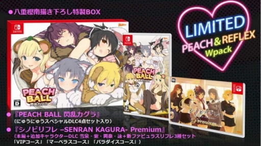 画像ギャラリー No.035のサムネイル画像 / 発売日が発表となった「PEACH BALL 閃乱カグラ」の実機プレイも披露。「『閃乱カグラ』新作発表会2018」をレポート