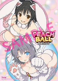 画像ギャラリー No.018のサムネイル画像 / 「PEACH BALL 閃乱カグラ」，店舗別購入特典描き下ろしイラスト＆挿入歌2種が公開に