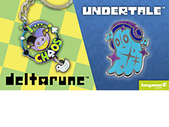 「UNDERTALE」の“ナプスタブルーク”ピンバッジ，「DELTARUNE」の“ジェビル”キーホルダーがFangamer Japanで本日夕方頃より販売へ