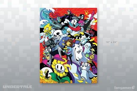 画像ギャラリー No.005のサムネイル画像 / 「UNDERTALE」5周年の記念ピンバッジやポスターなどが発売。新グッズの予約販売も開始
