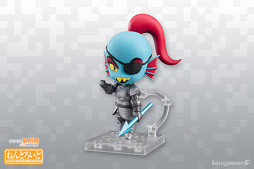 画像ギャラリー No.004のサムネイル画像 / 「UNDERTALE」アンダインのねんどろいど販売開始。表情パーツは通常顔と高笑い顔の2種，ヤリと“魚型のコップ”も付属