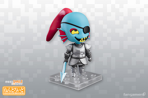 画像ギャラリー No.005のサムネイル画像 / 「UNDERTALE」アンダインのねんどろいど販売開始。表情パーツは通常顔と高笑い顔の2種，ヤリと“魚型のコップ”も付属