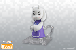 画像ギャラリー No.006のサムネイル画像 / 「UNDERTALE」ニンゲンとトリエルのねんどろいどが発売。バタースコッチシナモンパイや,手つなぎパーツ,フラウィなどのオプションパーツが付属