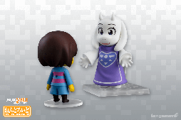 画像ギャラリー No.009のサムネイル画像 / 「UNDERTALE」ニンゲンとトリエルのねんどろいどが発売。バタースコッチシナモンパイや,手つなぎパーツ,フラウィなどのオプションパーツが付属
