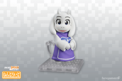 画像ギャラリー No.010のサムネイル画像 / 「UNDERTALE」ニンゲンとトリエルのねんどろいどが発売。バタースコッチシナモンパイや,手つなぎパーツ,フラウィなどのオプションパーツが付属
