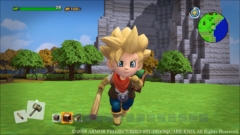 画像ギャラリー No.002のサムネイル画像 / 「ドラゴンクエストビルダーズ2 破壊神シドーとからっぽの島」,背中の“ビルダーの書”が気になる男女の主人公と拠点になる無人島を紹介