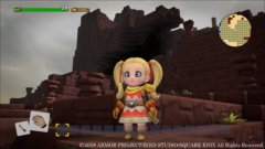 画像ギャラリー No.008のサムネイル画像 / 「ドラゴンクエストビルダーズ2 破壊神シドーとからっぽの島」,背中の“ビルダーの書”が気になる男女の主人公と拠点になる無人島を紹介