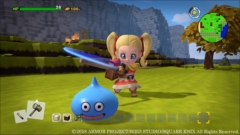 画像ギャラリー No.012のサムネイル画像 / 「ドラゴンクエストビルダーズ2 破壊神シドーとからっぽの島」,背中の“ビルダーの書”が気になる男女の主人公と拠点になる無人島を紹介