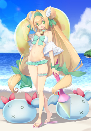 画像ギャラリー No.003のサムネイル画像 / 「BLAZBLUE ALTERNATIVE DARKWAR」,イベント“夏色サンシャイン!〜青い海と喋る島〜”が開催