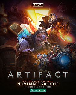 画像ギャラリー No.001のサムネイル画像 / Valveが手がける新作デジタルカードゲーム「Artifact」の配信日は11月28日に決定。iOS/Android版は2019年内に