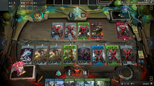 画像ギャラリー No.012のサムネイル画像 / 3つのボードを持つ異色の新作デジタルTCG「Artifact」をプレイ。ゲームの基礎から独自のマーケットシステムまでを紹介