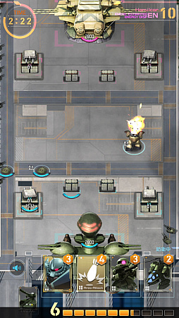 画像ギャラリー No.010のサムネイル画像 / 「機動戦士ガンダム 即応戦線」プレイレポート。一年戦争にスポットを当てた,手のひらで繰り広げられるリアルタイム戦略バトルを紹介