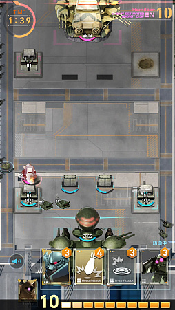 画像ギャラリー No.013のサムネイル画像 / 「機動戦士ガンダム 即応戦線」プレイレポート。一年戦争にスポットを当てた,手のひらで繰り広げられるリアルタイム戦略バトルを紹介