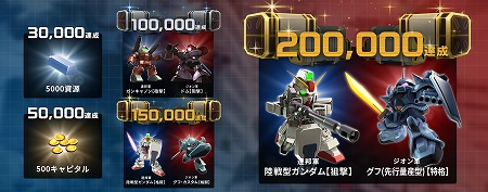 画像ギャラリー No.002のサムネイル画像 / 「機動戦士ガンダム 即応戦線」の事前登録者数が20万を突破。ゲームメディア5社による対抗戦の動画も公開