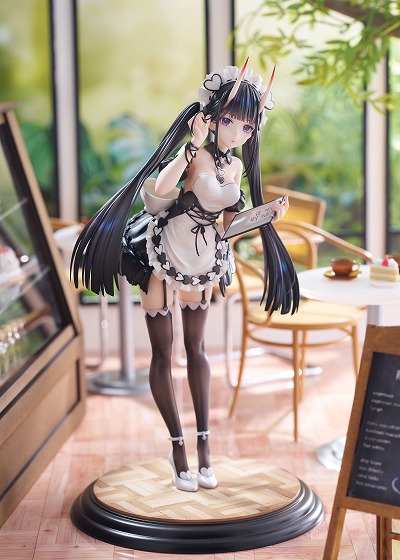 画像ギャラリー No.005のサムネイル画像 / ウエイトレス衣装の能代を立体化。「アズールレーン」能代 氷は少なめに？1/7スケールフィギュアを12月に発売。予約受付を開始