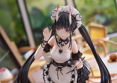 画像ギャラリー No.006のサムネイル画像 / ウエイトレス衣装の能代を立体化。「アズールレーン」能代 氷は少なめに？1/7スケールフィギュアを12月に発売。予約受付を開始