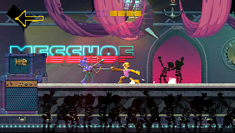 画像ギャラリー No.002のサムネイル画像 / PS4「Nidhogg 2」が“日本一 Indie Spirits”第6弾タイトルとして9月に登場。最大8人のトーナメントやオンライン対戦が可能