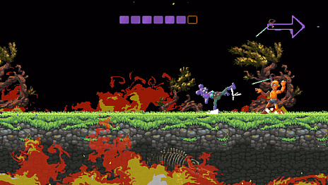 画像ギャラリー No.008のサムネイル画像 / PS4「Nidhogg 2」が“日本一 Indie Spirits”第6弾タイトルとして9月に登場。最大8人のトーナメントやオンライン対戦が可能