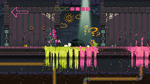 画像ギャラリー No.004のサムネイル画像 / PS4「Nidhogg 2」の配信が本日スタート。ハイスピードな攻防が魅力の対戦アクションゲーム