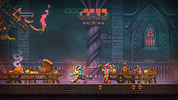 画像ギャラリー No.006のサムネイル画像 / PS4「Nidhogg 2」の配信が本日スタート。ハイスピードな攻防が魅力の対戦アクションゲーム