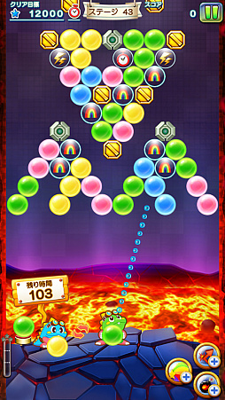画像ギャラリー No.002のサムネイル画像 / スマホ向けパズル「PUZZLE BOBBLE JOURNEY」が8月21日にリリース。アプリ本体の購入で基本となる270ステージをプレイできる