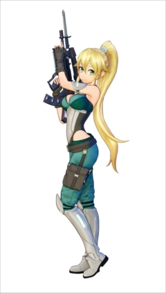 画像ギャラリー No.021のサムネイル画像 / 「ソードアート・オンライン フェイタル・バレット」の主人公は“プレイヤー自身”。 2人のヒロイン，SAO/ALO勢のGGO版衣裳などをまとめて紹介