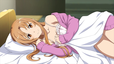 画像ギャラリー No.010のサムネイル画像 / 「ソードアート・オンライン フェイタル・バレット」の“添い寝”イベントシーンが公開。GGO衣装の「エギル」「クライン」「プレミア」も紹介