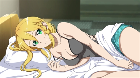 画像ギャラリー No.012のサムネイル画像 / 「ソードアート・オンライン フェイタル・バレット」の“添い寝”イベントシーンが公開。GGO衣装の「エギル」「クライン」「プレミア」も紹介
