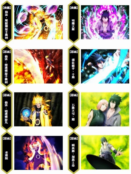画像ギャラリー No.005のサムネイル画像 / 「忍者BORUTAGE」,ナルト(六道仙人モード)&サスケ(輪廻写輪眼)が登場