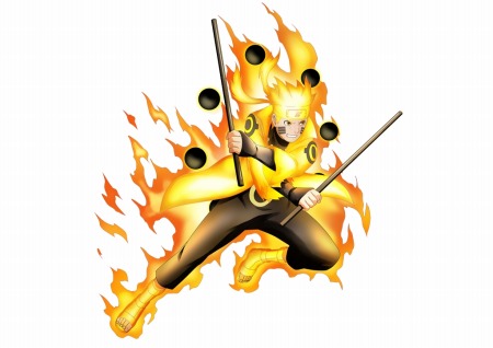 画像ギャラリー No.010のサムネイル画像 / 「忍者BORUTAGE」,ナルト(六道仙人モード)&サスケ(輪廻写輪眼)が登場