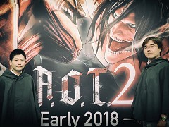 ［gamescom］アクションゲーム「進撃の巨人2」は，前作の要素をアップグレードして正統進化。鯉沼氏と鈴木氏に本作の概要を聞いてみた