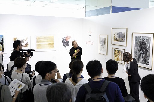画像ギャラリー No.003のサムネイル画像 / 「FINAL FANTASYと天野喜孝の世界展」が開幕。開会式と特別内覧会のレポートを公開
