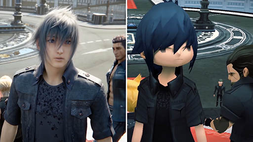 画像ギャラリー No.006のサムネイル画像 / 「FFXV ポケットエディション」Android版がリリース開始＆記念映像を公開。ノクティスらをあしらったポケットティッシュの配布情報も