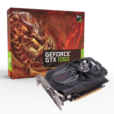 画像ギャラリー No.004のサムネイル画像 / GeForce RTX 20シリーズ搭載のColorful製グラフィックスカードが発売に。短尺仕様のGTX 1060 3GB搭載カードも登場