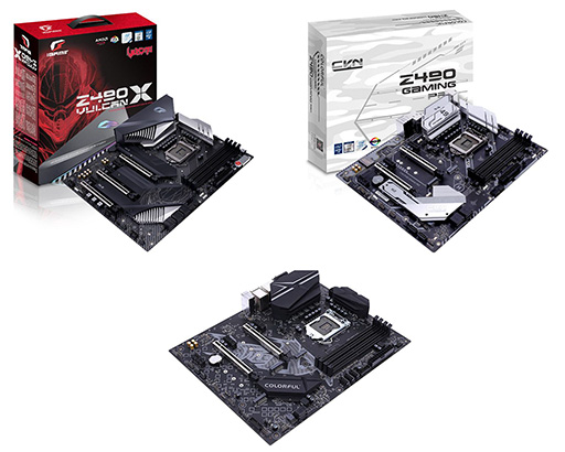 画像ギャラリー No.001のサムネイル画像 / 第10世代Core対応のZ490搭載Colorful製マザーボード計3製品が発表