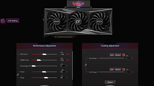 画像ギャラリー No.011のサムネイル画像 / Colorful「iGame GeForce RTX 3080 Vulcan OC 10G」レビュー。簡単オーバークロックボタンでリファンレスの性能を超える実力を有する
