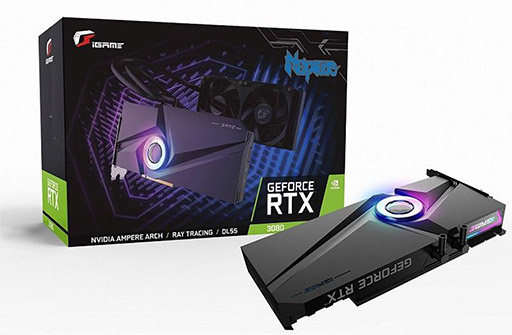 画像ギャラリー No.003のサムネイル画像 / Colorful製のRTX 3080 Ti/3080カードが発売。RTX 3080は簡易液冷クーラーを搭載