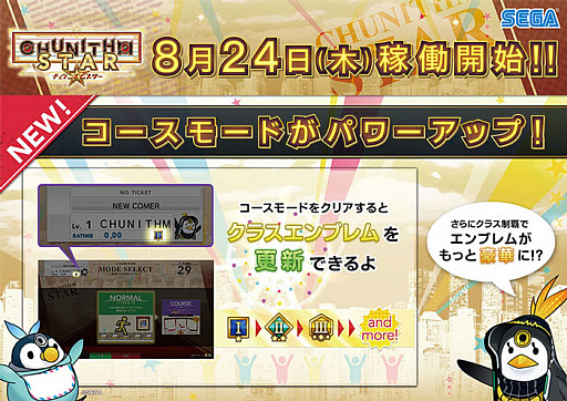 画像ギャラリー No.032のサムネイル画像 / アーケード音楽ゲーム「CHUNITHM」の新バージョン「CHUNITHM STAR」が本日稼働。「ようこそジャパリパークへ」など新曲が多数追加