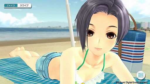 画像ギャラリー No.002のサムネイル画像 / 「ラブプラス EVERY」，VR非対応でも楽しめるVRデート「ビーチでお昼寝」が先行公開