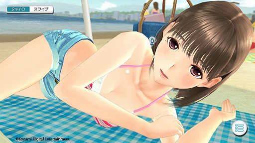 画像ギャラリー No.003のサムネイル画像 / 「ラブプラス EVERY」，VR非対応でも楽しめるVRデート「ビーチでお昼寝」が先行公開
